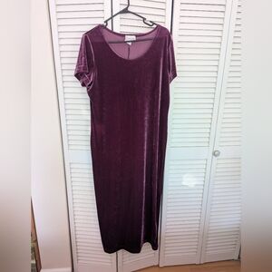 Velvet Purple Dress